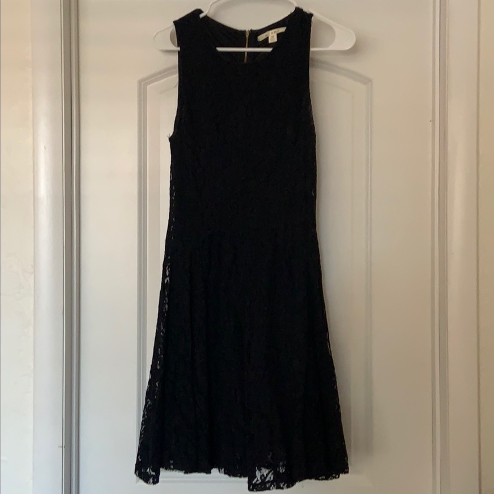 Black lace dress